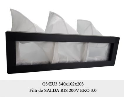 Filtr EU3 do SALDA RIS 200V EKO 3.0 (340x102x203)