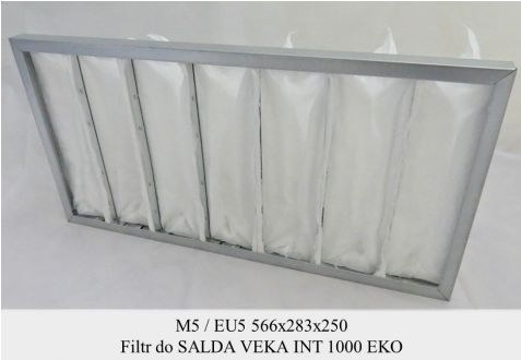 Filtr EU5 do SALDA VEKA INT 1000 EKO (566x283x250)