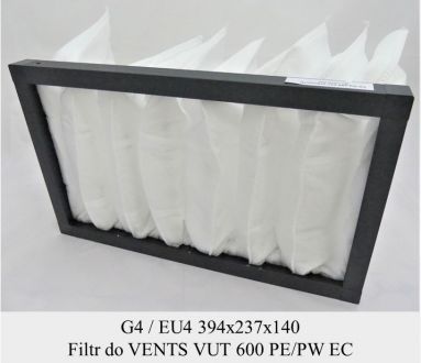 Filtr EU4 do VENTS VUT 600 PE/PW EC (394x237x140)