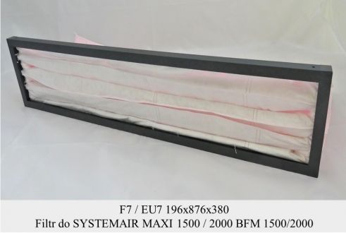 Filtr EU7 do SYSTEMAIR MAXI 1500 / 2000 BFM 1500/2000 (196x876x380)