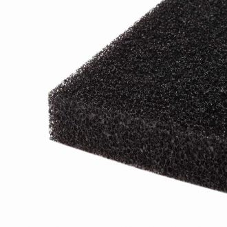 Dustproof 15mm Foam Filter Material , 35PPI Carbon Filter Sponge