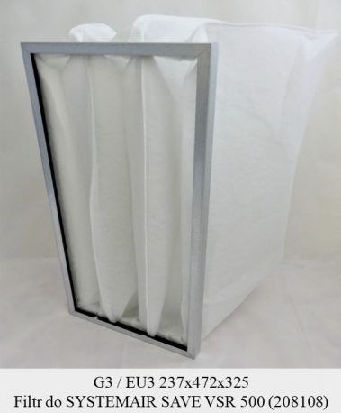 Filtr EU7 do SystemAir SAVE VSR 500 (279x471x321)