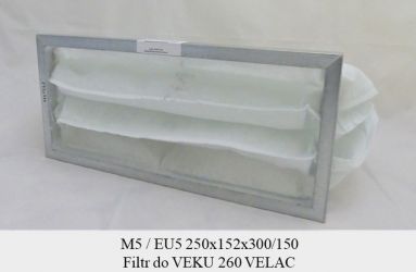 Filtr EU5 do VEKU 260 VELAC (250x152x300/150)